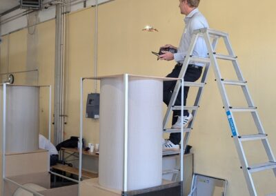 Flugdemonstration mit dem DIANE-Prototyp.